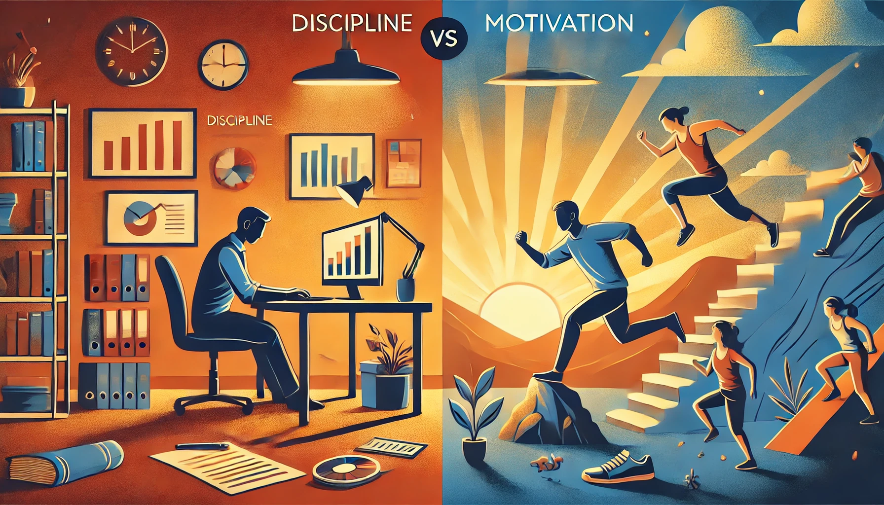 Disciplina vs motivação qual é mais importante no seu progresso
